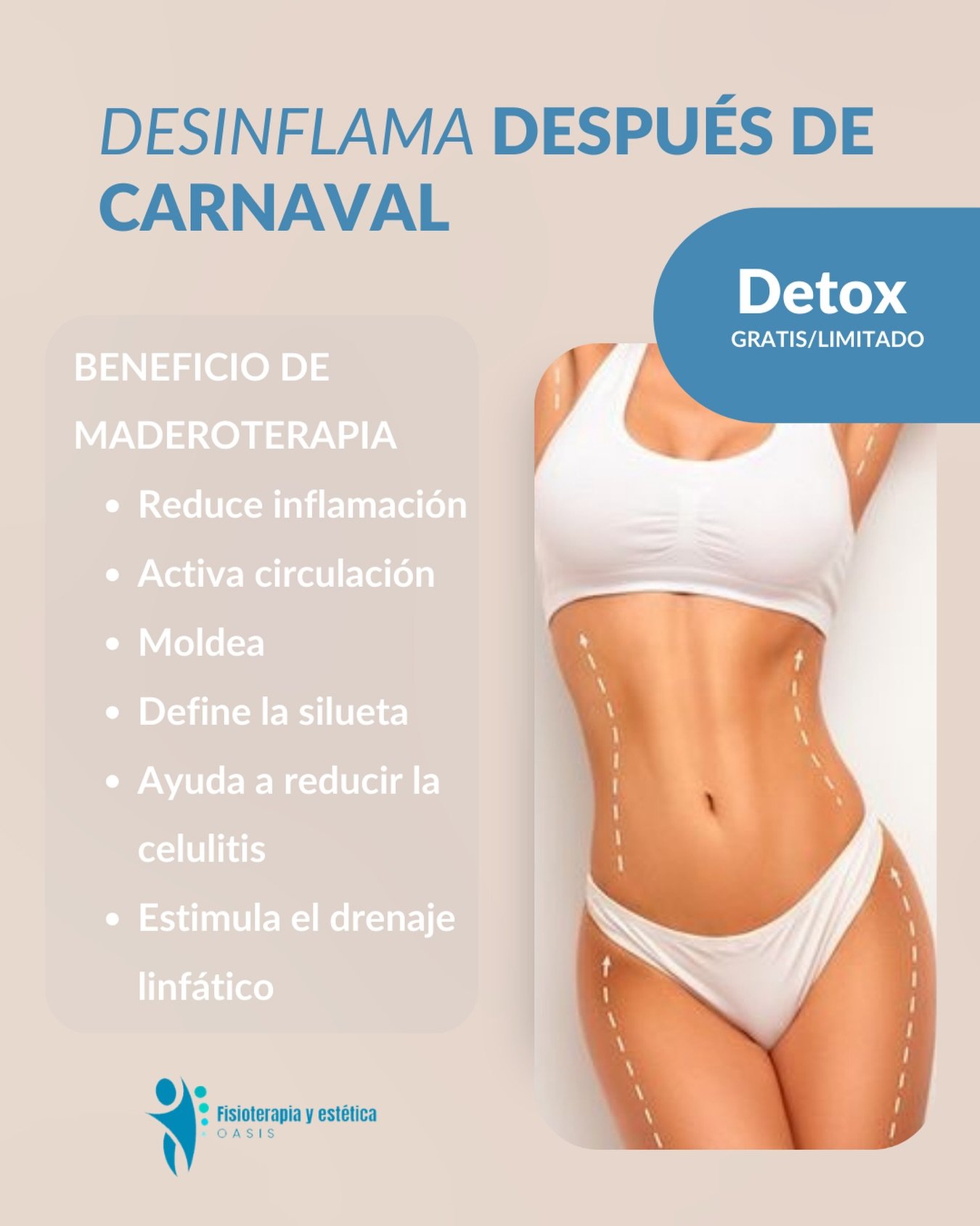 Fisioterapia y masajes en Oasis, Santa Cruz de la Sierra, Bolivia
